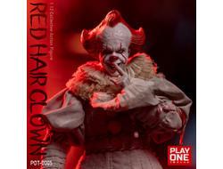 ПРЕДЗАКАЗ - Пеннивайз (Билл Скарсгард, "Оно")  - Коллекционная фигурка 1/12 SCALE Red Hair Clown (POT-0005) - Play One twelve ?ЦЕНА: 12400 РУБ.?