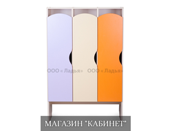 Шкаф детский для одежды 3 секции