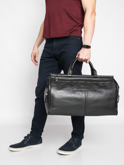 Кожаный саквояж Otranto Premium anthracite (арт. 4006-51)