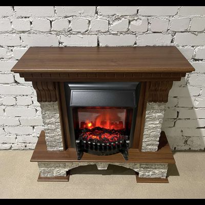 Электрокамин Турин NT M6 с очагом Fobos