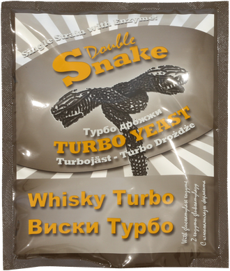 Спиртовые дрожжи "DoubleSnake" Whisky Turbo, 70 гр