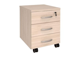 Тумба офисная 3 ящика с замком  63.47