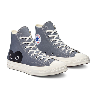 КЕДЫ CONVERSE PLAY COMME DES GARCONS серые высокие