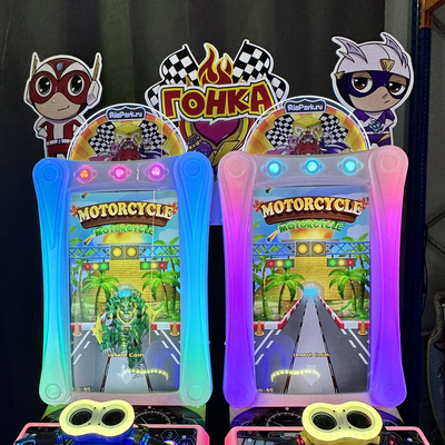 Детский игровой аппарат «Двойная Вертикальная Мото-Мото Гонка»