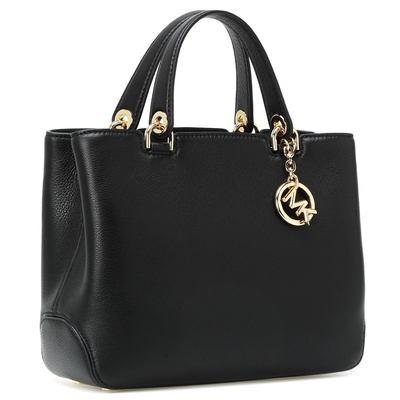 Сумка MICHAEL KORS Jet Set Travel с логотипом бренда (Черная)