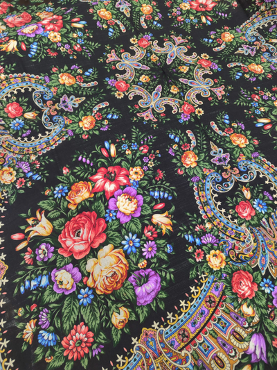 Павловопосадский платок Милый образ 1954-18