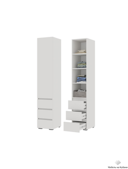 Хелен ПН 03 пенал закрытый Белый