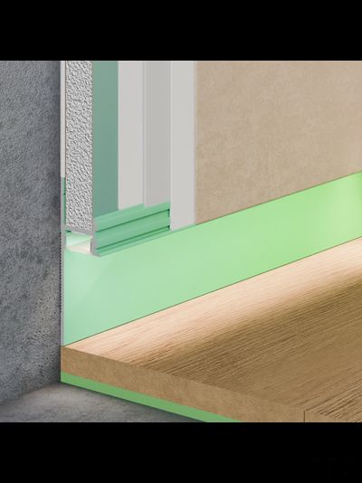 Теневой плинтус скрытого монтажа Pro Design 7209 Крашенный по RAL