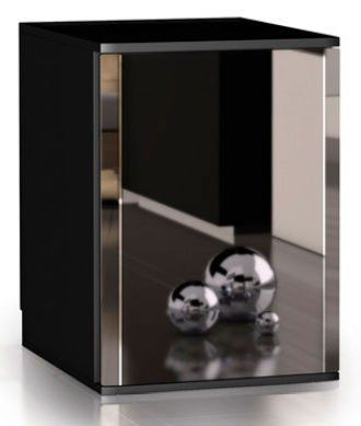 Минибар/мини-холодильник компрессорный VITRIFRIGO C420 V NEXT DM 40 л., с зеркальной дверью, чёрный,