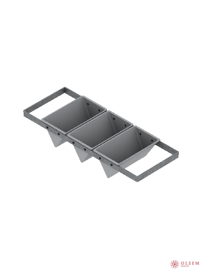 Форма хлебная тостерная Треугольная 3(185 х 110 х 85 мм) с ручками