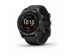 Умные часы Garmin Epix PRO (Gen 2) Standard Edition 47 мм, серый, черный ремешок