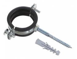 Хомут обрез 3" 87-92 с шурупом М10*80 и дюб [3056]