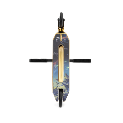 Самокат Комета Гелиос Чёрно-Золотой