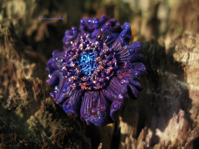 Волшебное кольцо "Пыльца Фей" из коллекции необычных украшений с цветами