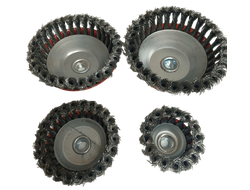 Щетка чашечная для УШМ с гайкой (витая жесткая) 100мм