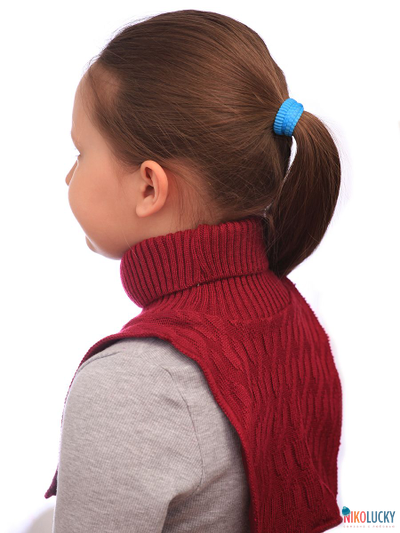 Манишка 23-34 подклад 100% полиэстер, размер 3 (от 5 лет) малиновый