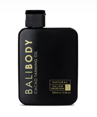 BALI BODY Cacao Tanning Oil SPF15 - Какао масло для загара