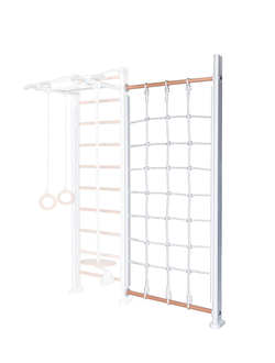 ДСК PERFETTO SPORT "Verticale in legno con rete" bianco-naturale PS-134 Стойка с сеткой