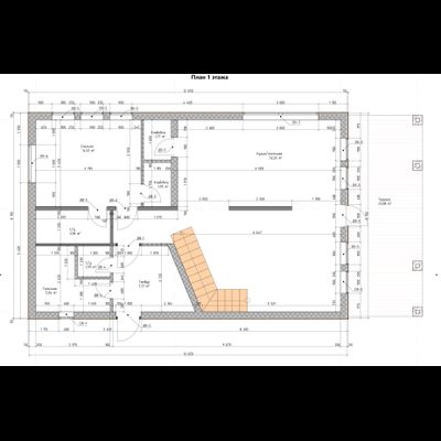Двухэтажный дом с тремя спальнями 130м² (S69)