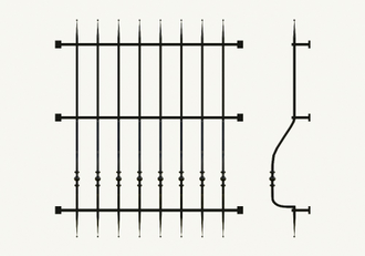 Решетка на окно №027