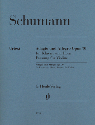 Schumann: Adagio and Allegro op. 70  - Version for Violin