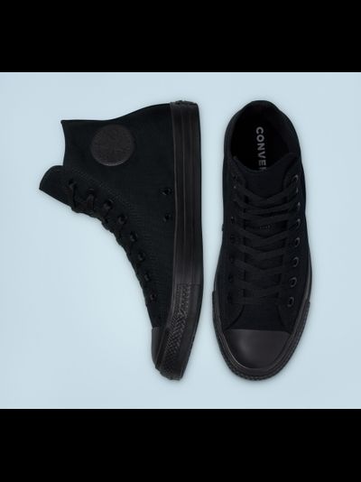 Кеды Converse All Star Total Black черные высокие