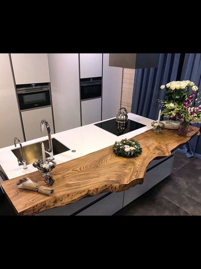 столешница на кухню, столешница из дерева, столешница из массива на кухню, столешница для кухни