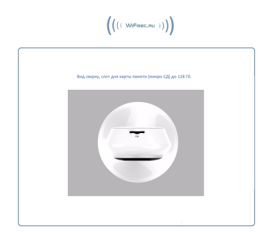 Видеоняня /WiFi IP видеокамера панорамная 180*110*  с DVR, Full HD (360EyeS)