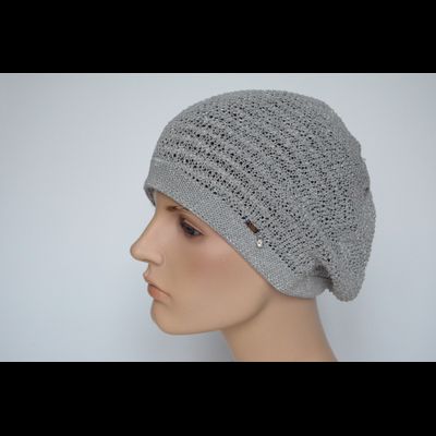 Светло - серый женский берет Vizio Италия 7079
