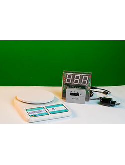 Датчик массы 1000 г с независимой индикацией (весы с USB-переходником)