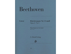 Beethoven. Sonate №1 f-moll op.2 №1: für Klavier