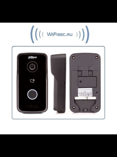 DaHua VTO2111D-WP WiFi/LAN панель видеодомофона с интерком связью, ночное видение, считыватель карт доступа Mifare, с DVR, HD