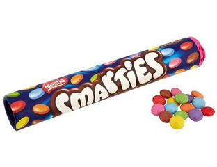 Драже Smarties Giant Tube, 150гр - купить конфеты Смартис в большой ...