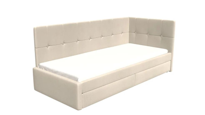 Кровать-тахта Агата Бежевая (Бонмебель)