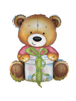 Фольгированный шар с гелием "Милый мишка" 70 см