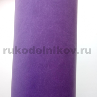 искусственная кожа Vivella (Италия), цвет-фиолетовый 4864, размер-35х25 см