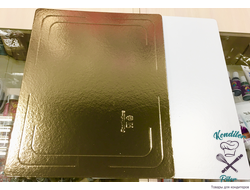 Подложка усиленная золото/жемчуг 300х400 мм (3,2 мм)