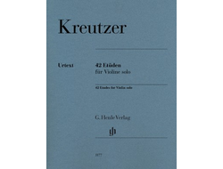 Kreutzer, Rodolphe 42 Etüden für Violine