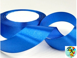 Лента атласная СИНЯЯ 2,5  см