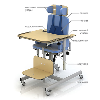 Ортопедический функциональный стул CH-37.01.03. для детей-инвалидов