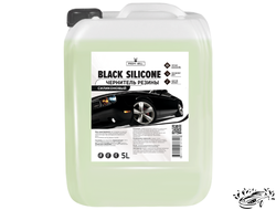 Чернитель резины на силиконе BLACK SILICONE 5л