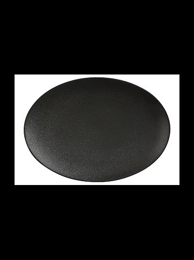 Тарелка овальная Икра черная, 30х22 см