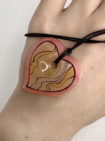 Кулон из камня селенит в ассортименте