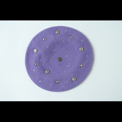 Лавандовый берет фетровый Vizio Италия 3633 BL