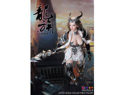 ПРЕДЗАКАЗ - Эльфийка-воин в серебряном - КОЛЛЕКЦИОННАЯ ФИГУРКА 1/6 Dragon Elves silver (P016B) - PLAY TOY ?ЦЕНА: 26700 РУБ?