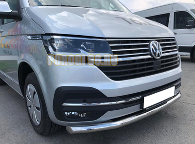 Защита переднего бампера d60 для Volkswagen T6 (2020-...)