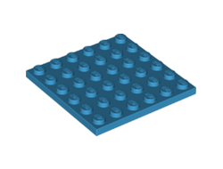 Plate 6 x 6, Dark Azure (3958 / 6211361)