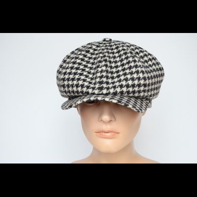 Кепка Alfonso D ' Este 41985 черно - белая