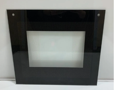 Стекло наружное FLAMA (498x443), черное (коричневое вкрапление)