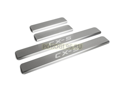 Накладки на пороги для Mazda CX-5 2011-2016